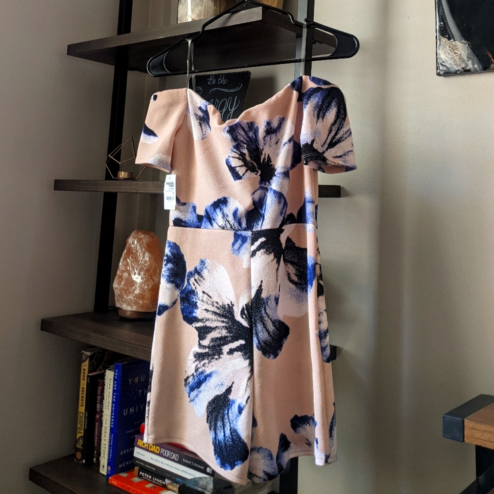 NWT Charlotte Russe Off-the-shoulder Romper